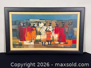 MaxSold Auction: Painting on Board Signed By Artist - Toronto (Ontario, Canada) SELLER MANAGED Reseller Online Auction - Chesswood Drive