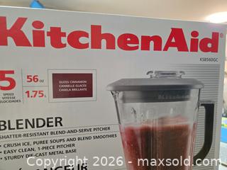 MaxSold Auction: KitchenAid 5 Speed Blender New Sealed KSB560GC - Toronto (Ontario, Canada) SELLER MANAGED Downsizing Online Auction - Mcadam Avenue