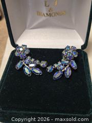 MaxSold Auction: Vintage Sherman Earrings Cascading Floral Cluster Design - Toronto (Ontario, Canada) SELLER MANAGED Downsizing Online Auction - Mcadam Avenue
