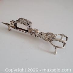 MaxSold Auction: Antique Silver Plated Candle Snuffer  - Newmarket (Ontario, Canada) SELLER MANAGED Downsizing Online Auction - Amberlee Court.