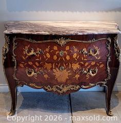 MaxSold Auction: French Antique Louis XV Style Commode - Newmarket (Ontario, Canada) SELLER MANAGED Downsizing Online Auction - Amberlee Court.