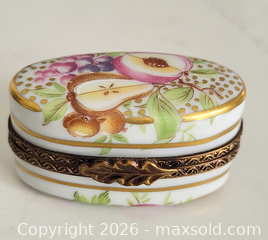 MaxSold Auction: Limoges Trinket Box  - Newmarket (Ontario, Canada) SELLER MANAGED Downsizing Online Auction - Amberlee Court.