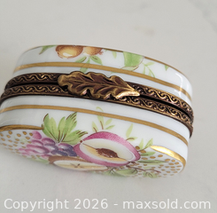 MaxSold Auction: Limoges Trinket Box  - Newmarket (Ontario, Canada) SELLER MANAGED Downsizing Online Auction - Amberlee Court.