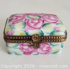 MaxSold Auction: Limoges Trinket Box - Newmarket (Ontario, Canada) SELLER MANAGED Downsizing Online Auction - Amberlee Court.