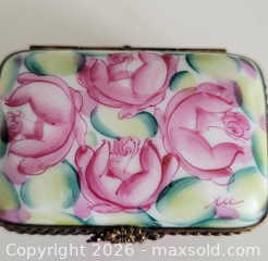 MaxSold Auction: Limoges Trinket Box - Newmarket (Ontario, Canada) SELLER MANAGED Downsizing Online Auction - Amberlee Court.
