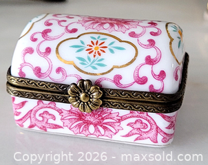 MaxSold Auction: Limoges Trinket Box - Newmarket (Ontario, Canada) SELLER MANAGED Downsizing Online Auction - Amberlee Court.