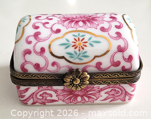 MaxSold Auction: Limoges Trinket Box - Newmarket (Ontario, Canada) SELLER MANAGED Downsizing Online Auction - Amberlee Court.