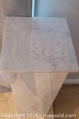 MaxSold Auction: Marble Pedestal / Stand (A) - Newmarket (Ontario, Canada) SELLER MANAGED Downsizing Online Auction - Amberlee Court.