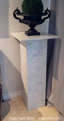 MaxSold Auction: Marble Pedestal / Stand (B) - Newmarket (Ontario, Canada) SELLER MANAGED Downsizing Online Auction - Amberlee Court.