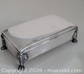 MaxSold Auction: Silver Plated Box - Newmarket (Ontario, Canada) SELLER MANAGED Downsizing Online Auction - Amberlee Court.