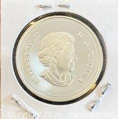 MaxSold Auction:  1604-2004 Cdn. Silver Proof Commemorating the 400th Anniversary of the First French Settlement in North America  - Newmarket (Ontario, Canada) PARTNER MANAGED Reseller Online Auction - Walter Avenue