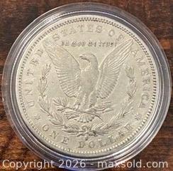 MaxSold Auction: 1879 US Silver Morgan Dollar  - Newmarket (Ontario, Canada) PARTNER MANAGED Reseller Online Auction - Walter Avenue