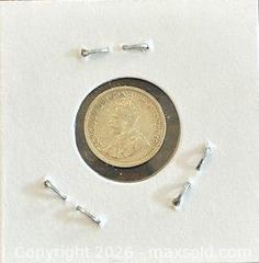 MaxSold Auction: 1917 Cdn. Silver King George V 5 Cents  - Newmarket (Ontario, Canada) PARTNER MANAGED Reseller Online Auction - Walter Avenue