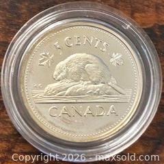 MaxSold Auction: 1952-2002 Cdn. Silver Proof Queen Elizabeth II 50th Anniversary 5 Cent  - Newmarket (Ontario, Canada) PARTNER MANAGED Reseller Online Auction - Walter Avenue