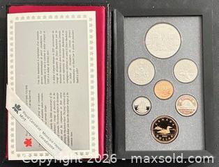 MaxSold Auction: 1989 Cdn. Silver Proof Double Dollar Coin Set  - Newmarket (Ontario, Canada) PARTNER MANAGED Reseller Online Auction - Walter Avenue