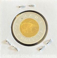 MaxSold Auction:  2009 Cdn. Silver Proof Queen Elizabeth II Twoonie  - Newmarket (Ontario, Canada) PARTNER MANAGED Reseller Online Auction - Walter Avenue