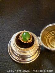 MaxSold Auction: 10K Gold jade ring - North Vancouver (British Columbia, Canada) SELLER MANAGED Moving Online Auction - Northlands Drive