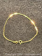 MaxSold Auction: 14k Gold bracelet  - North Vancouver (British Columbia, Canada) SELLER MANAGED Moving Online Auction - Northlands Drive
