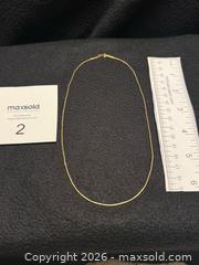 MaxSold Auction: 18k gold chain - North Vancouver (British Columbia, Canada) SELLER MANAGED Moving Online Auction - Northlands Drive