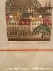 MaxSold Auction: 85/200 lithograph “la rue St. Paul” from Quebec City - North Vancouver (British Columbia, Canada) SELLER MANAGED Moving Online Auction - Northlands Drive
