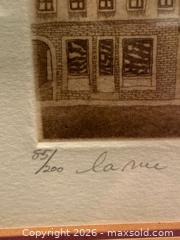 MaxSold Auction: 85/200 lithograph “la rue St. Paul” from Quebec City - North Vancouver (British Columbia, Canada) SELLER MANAGED Moving Online Auction - Northlands Drive