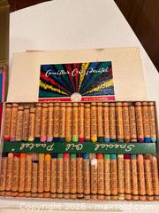 MaxSold Auction: Artist Supplies- pencil crayons, pastels, paint boxes and new book of matt painting sheets - North Vancouver (British Columbia, Canada) SELLER MANAGED Moving Online Auction - Northlands Drive