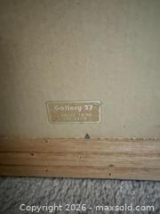 MaxSold Auction: Beautiful large landscape print in heavy wooden frame - North Vancouver (British Columbia, Canada) SELLER MANAGED Moving Online Auction - Northlands Drive