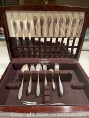 MaxSold Auction: Community Silver plate cutlery in hardwood box - North Vancouver (British Columbia, Canada) SELLER MANAGED Moving Online Auction - Northlands Drive