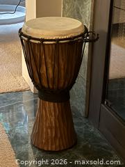 MaxSold Auction: Djembe Hand Drum - North Vancouver (British Columbia, Canada) SELLER MANAGED Moving Online Auction - Northlands Drive