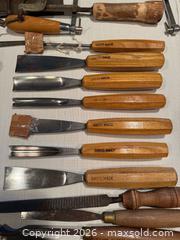 MaxSold Auction: Large lot of wood carving tools - North Vancouver (British Columbia, Canada) SELLER MANAGED Moving Online Auction - Northlands Drive