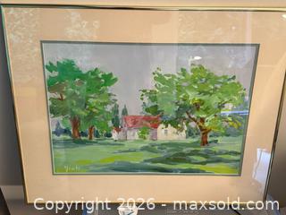 MaxSold Auction: Original Painting by Craig Yates - North Vancouver (British Columbia, Canada) SELLER MANAGED Moving Online Auction - Northlands Drive