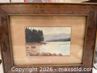 MaxSold Auction: Original vintage water colour - North Vancouver (British Columbia, Canada) SELLER MANAGED Moving Online Auction - Northlands Drive