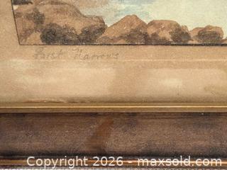 MaxSold Auction: Original vintage water colour - North Vancouver (British Columbia, Canada) SELLER MANAGED Moving Online Auction - Northlands Drive