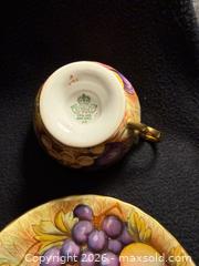 MaxSold Auction: Rare Vintage Aynsley signed Orchard Gold teacup and saucer - North Vancouver (British Columbia, Canada) SELLER MANAGED Moving Online Auction - Northlands Drive