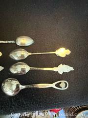 MaxSold Auction: Sterling Silver collector teaspoons  - North Vancouver (British Columbia, Canada) SELLER MANAGED Moving Online Auction - Northlands Drive