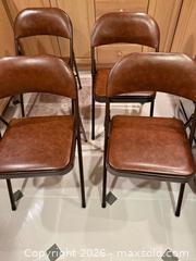 MaxSold Auction: Vintage Card table and 4 chairs - North Vancouver (British Columbia, Canada) SELLER MANAGED Moving Online Auction - Northlands Drive