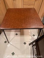 MaxSold Auction: Vintage Card table and 4 chairs - North Vancouver (British Columbia, Canada) SELLER MANAGED Moving Online Auction - Northlands Drive