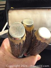MaxSold Auction: Vintage English Antler handled carving set in original box - North Vancouver (British Columbia, Canada) SELLER MANAGED Moving Online Auction - Northlands Drive