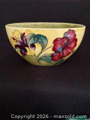 MaxSold Auction: Vintage Moorcroft Hibiscus pattern Bowl - North Vancouver (British Columbia, Canada) SELLER MANAGED Moving Online Auction - Northlands Drive