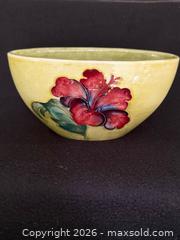 MaxSold Auction: Vintage Moorcroft Hibiscus pattern Bowl - North Vancouver (British Columbia, Canada) SELLER MANAGED Moving Online Auction - Northlands Drive