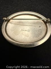 MaxSold Auction: Vintage Sterling Silver Engraved Brooch by Birks - North Vancouver (British Columbia, Canada) SELLER MANAGED Moving Online Auction - Northlands Drive
