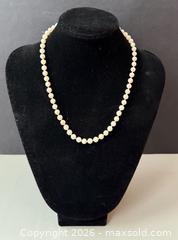 MaxSold Auction: Vintage Pearl Necklace with Sterling Silver Clasp - Marked  - Toronto (Ontario, Canada) PARTNER MANAGED Reseller Online Auction - Queen Street West