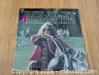 MaxSold Auction: Janis Joplin -  Greatest Hits  LP - Bradford West Gwillimbury (Ontario, Canada) PARTNER MANAGED Downsizing Online Auction - Downy Emerald Drive