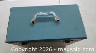 MaxSold Auction: Vintage Record Case with 15 Classic Records - Bradford West Gwillimbury (Ontario, Canada) PARTNER MANAGED Downsizing Online Auction - Downy Emerald Drive