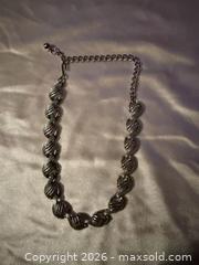 MaxSold Auction: 15” choker style Fun silver statement piece necklace  - Warwick Township (Pennsylvania, USA) SELLER MANAGED Estate Sale Online Auction -  Crocker Lane