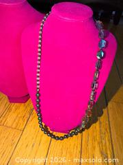 MaxSold Auction: 22” Unique tri-stone fun statement piece necklace  - Warwick Township (Pennsylvania, USA) SELLER MANAGED Estate Sale Online Auction -  Crocker Lane