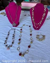 MaxSold Auction: 5 piece lot of NEW Lia Sophia Jewelry 4 necklaces & 1 bracelet  - Warwick Township (Pennsylvania, USA) SELLER MANAGED Estate Sale Online Auction -  Crocker Lane