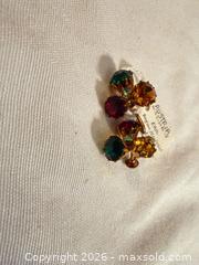 MaxSold Auction: Gorgeous Austrian Crystal gold tone earrings RARE  - Warwick Township (Pennsylvania, USA) SELLER MANAGED Estate Sale Online Auction -  Crocker Lane