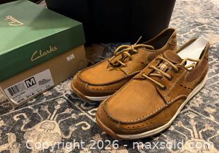 MaxSold Auction: New in box Clark’s Men’s size 10.5 Allston Edge Nubuck tie sperry’s dockers   - Warwick Township (Pennsylvania, USA) SELLER MANAGED Estate Sale Online Auction -  Crocker Lane