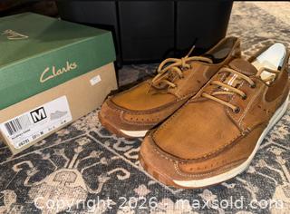 MaxSold Auction: New in box Clark’s Men’s size 10.5 Allston Edge Nubuck tie sperry’s dockers   - Warwick Township (Pennsylvania, USA) SELLER MANAGED Estate Sale Online Auction -  Crocker Lane